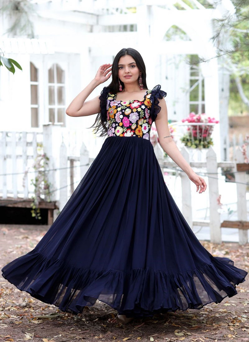 KA 1036 Fancy Party Wear Gown Catalog